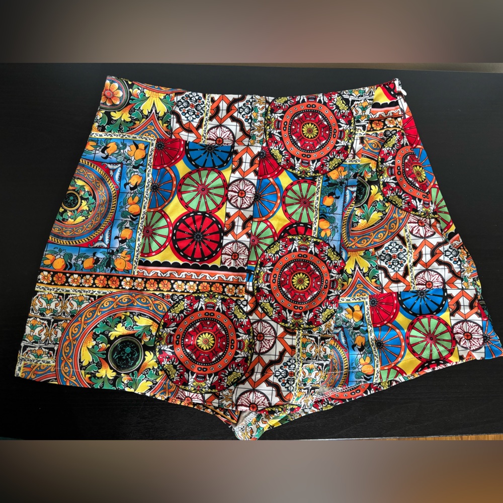 Patterned Skort - Picture 2 of 6